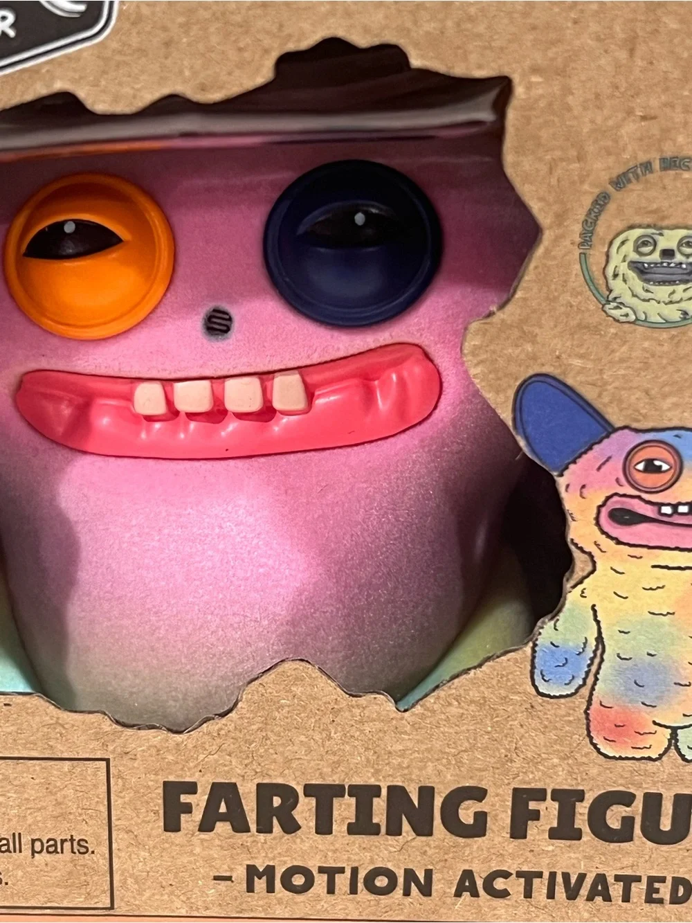 Series 2 Pink Farting Figure - Motion Activated Kids Toy